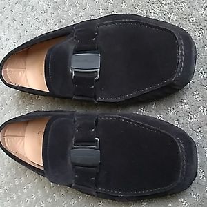 Salvatore Ferragamo Black Loafers